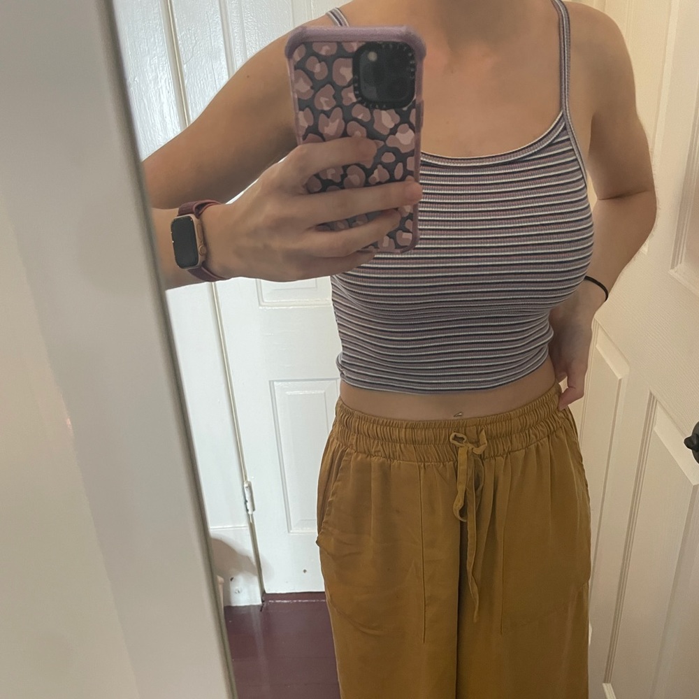 Brandy Melville spaghetti strap crop top